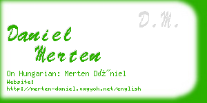 daniel merten business card